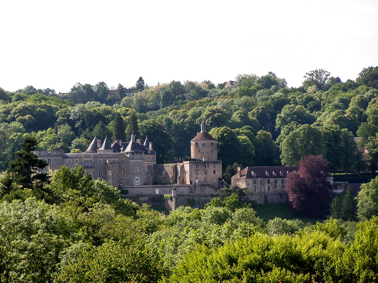 Vue globale du Château de Chastellux-sur-Cure